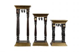 Brass Fitted Planter Stool