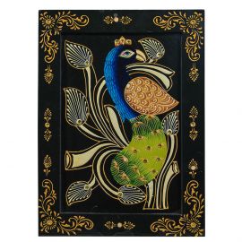 Wooden Peacock Wall Panel