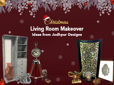 Christmas Living Room Makeover Ideas from Jodhpur Designs