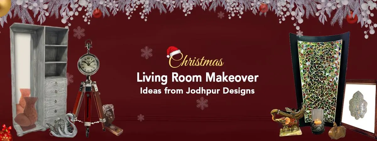 Christmas Living Room Makeover Ideas from Jodhpur Designs