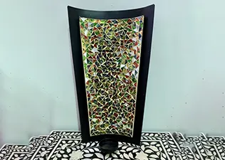 Iron Mosaic Wall Candle Holder