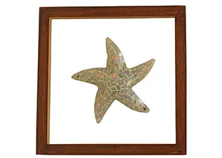 Mosaic Starfish Wall Décor