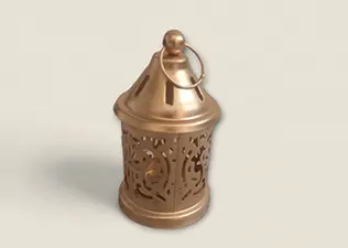 Ornate Brass look Lantern