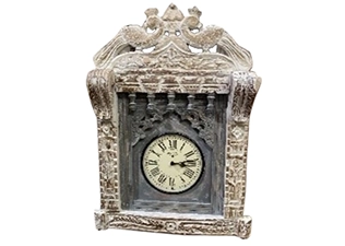 Wooden Carved Clock